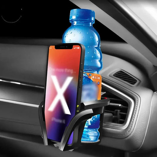 Porte gobelet de voiture bleu pratique pour maintenir les boissons en place