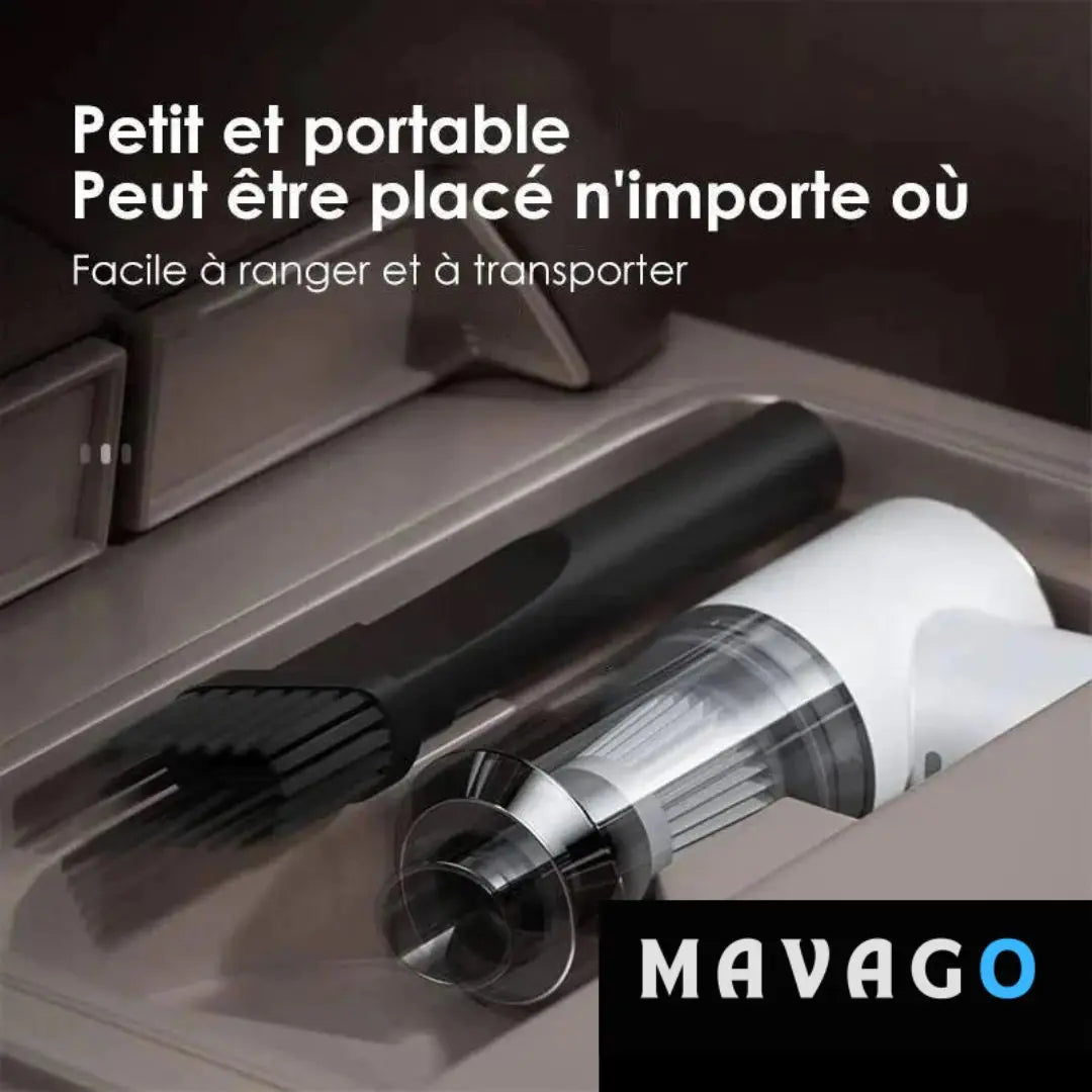 Aspirateur voiture sans fil pour un aspirage sans effort