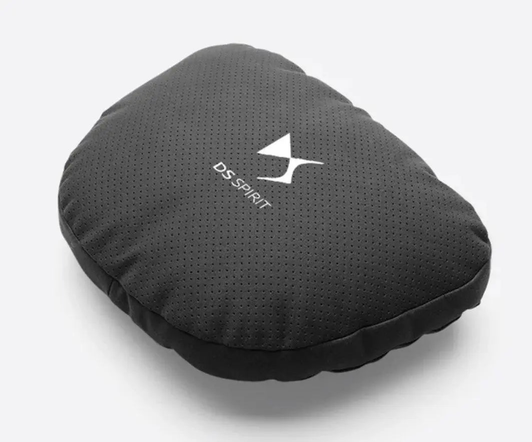 Coussin Lombaire Voiture Pour Citroën E-C3 2024 - Mousse Mémoire De Forme, Tissu Respirant, Sangles De Fixation - Noir - 4