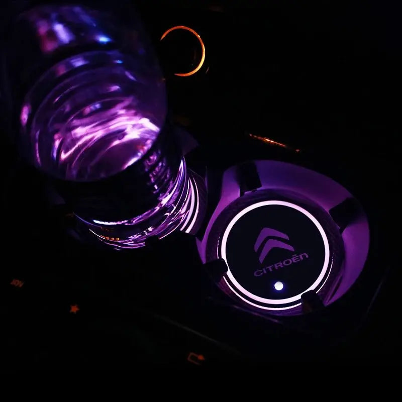 Porte gobelet voiture - ColorDisk LED PRO