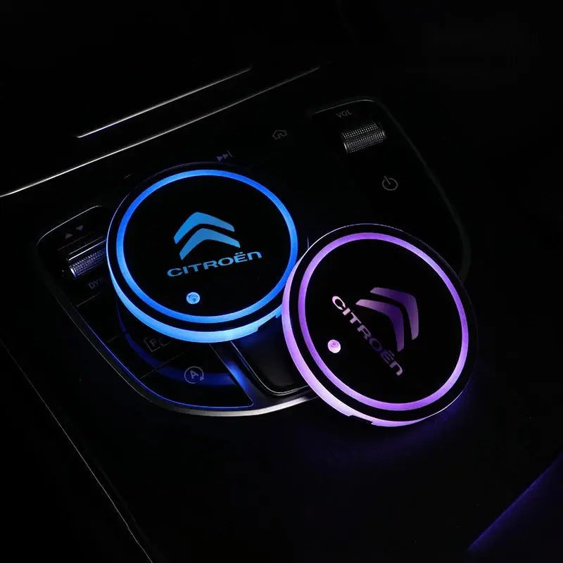 Porte gobelet voiture - ColorDisk LED PRO