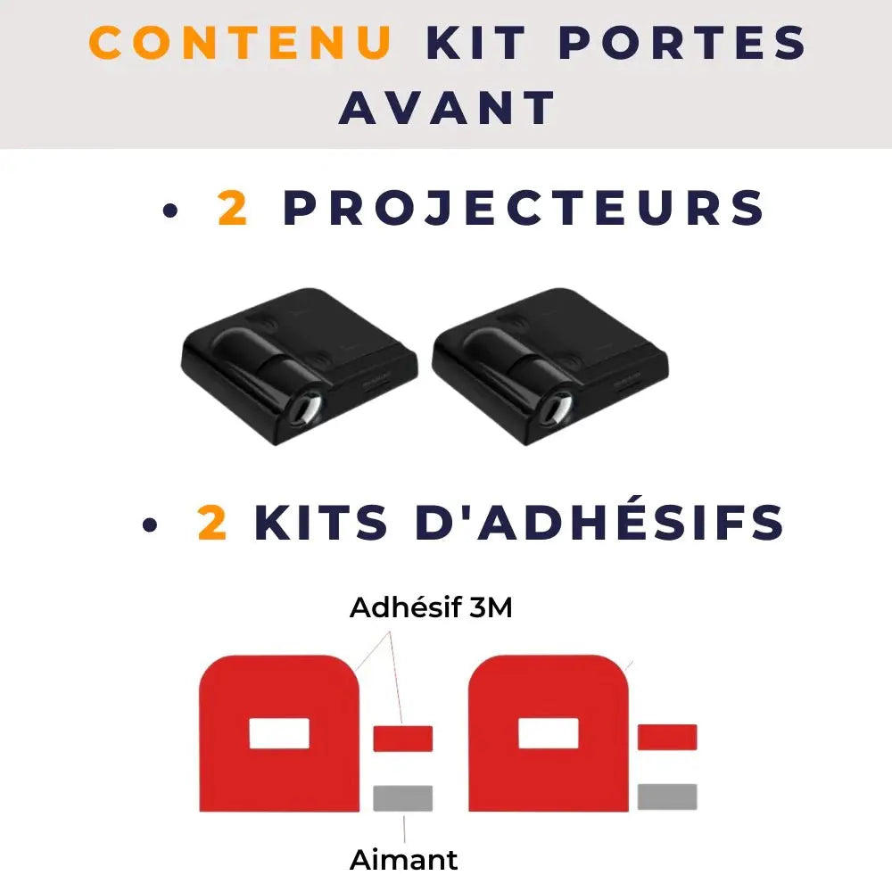 Projecteurs LED Voiture - CarLight PRO