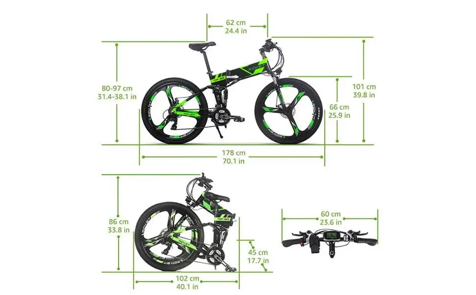 SprintRich PRO - Vélo électrique pliable pour homme